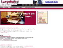 Tablet Screenshot of luxgallery.net